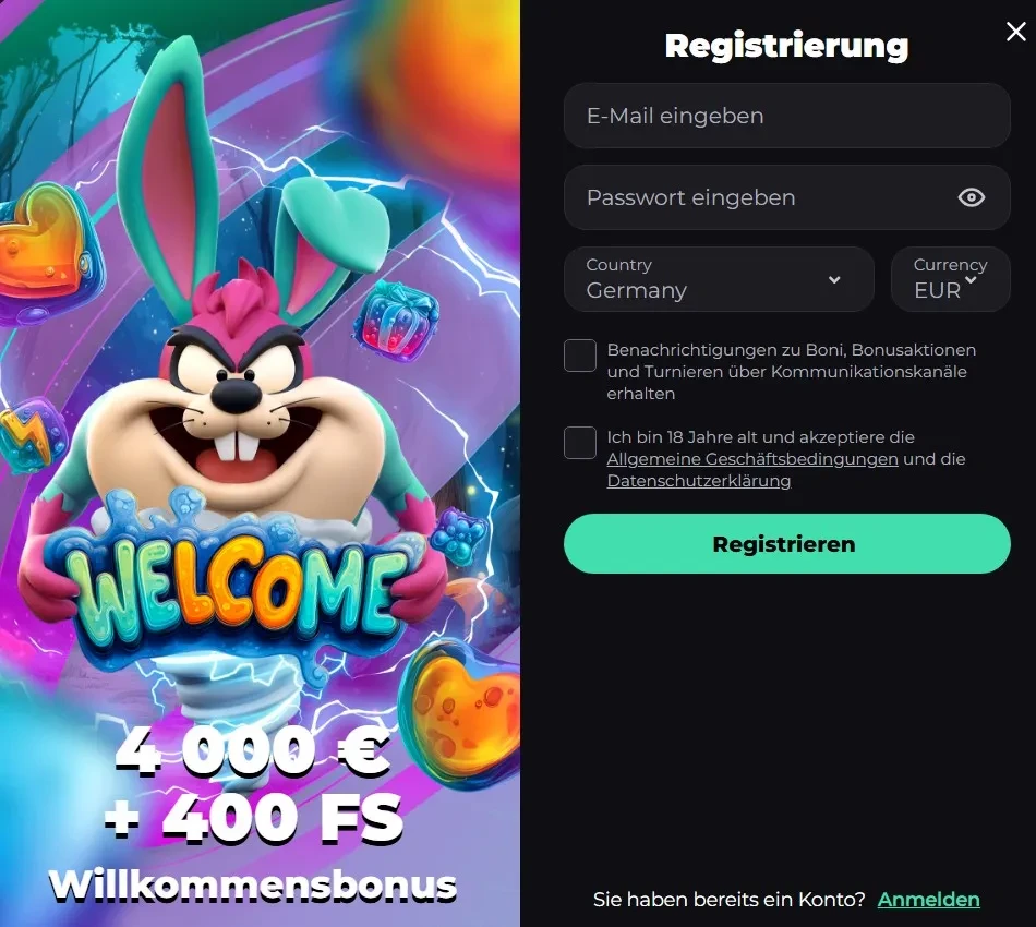 Registrierung